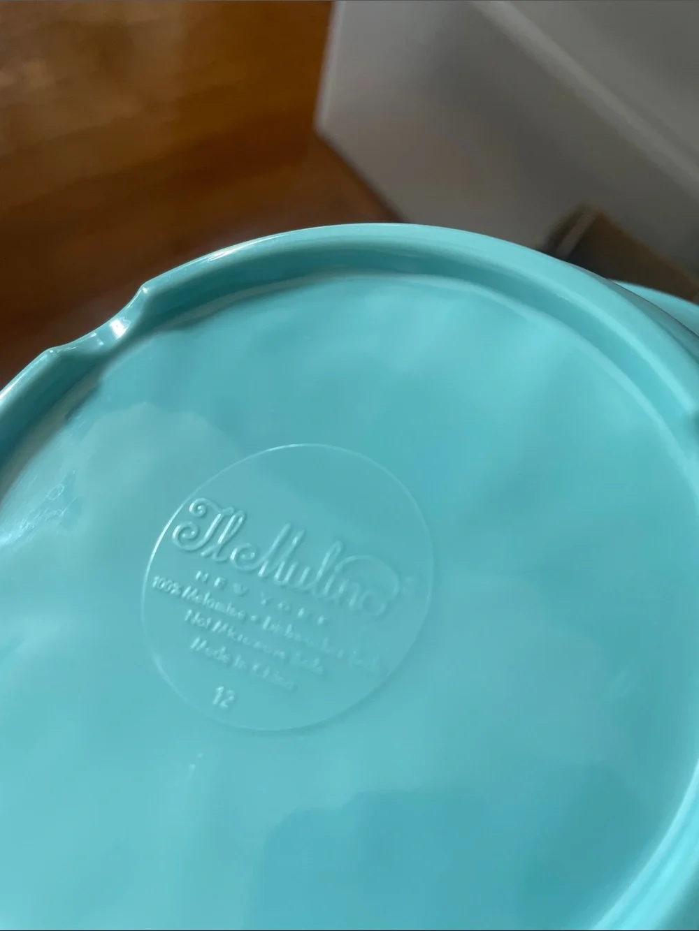 Aqua blue rustic bowls set of 4